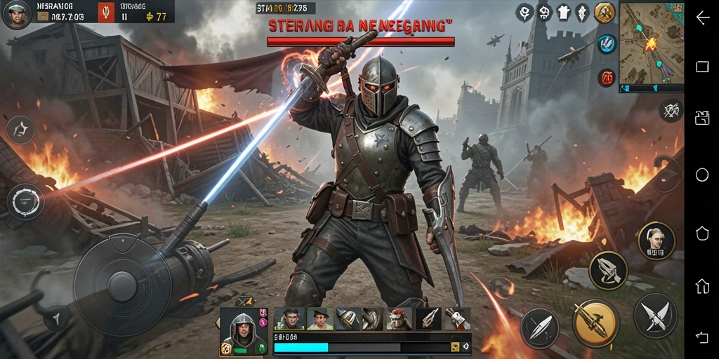 Tampilan gameplay seru dari 2757, penuh strategi dan taktik.