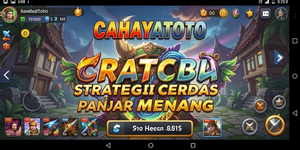 Tampilan gameplay CAHAYATOTO yang menantang dan menarik.