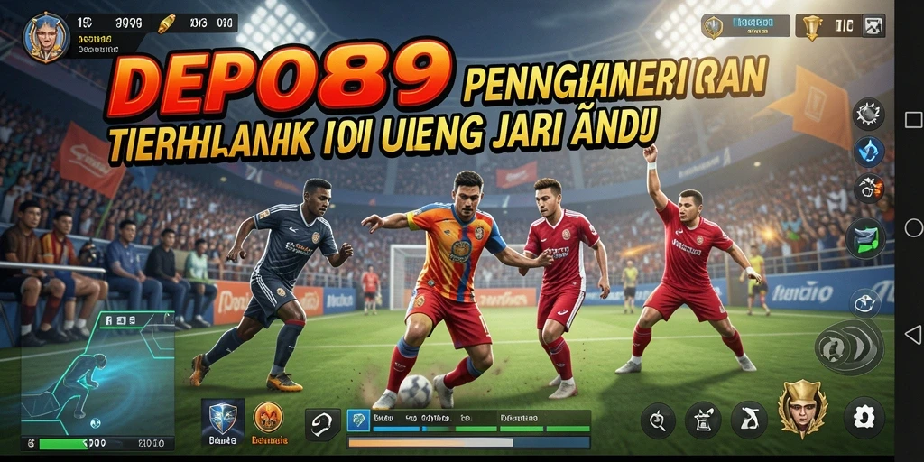 Screenshot menampilkan gameplay intens dari DEPO89 olahraga.