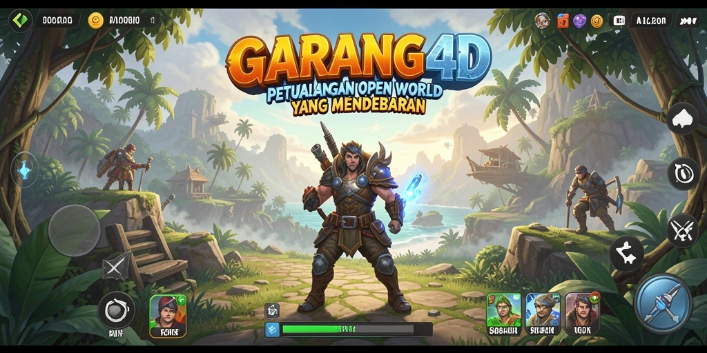 Screenshot GARANG4D menampilkan aksi seru di dunia Open World.