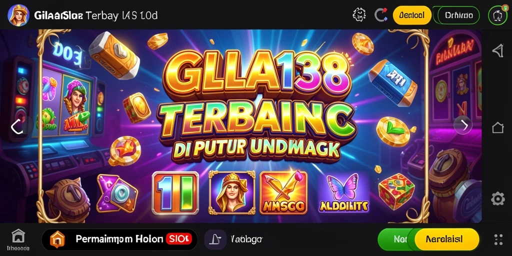 Screenshot game GILA138 menampilkan keseruan bermain slot.