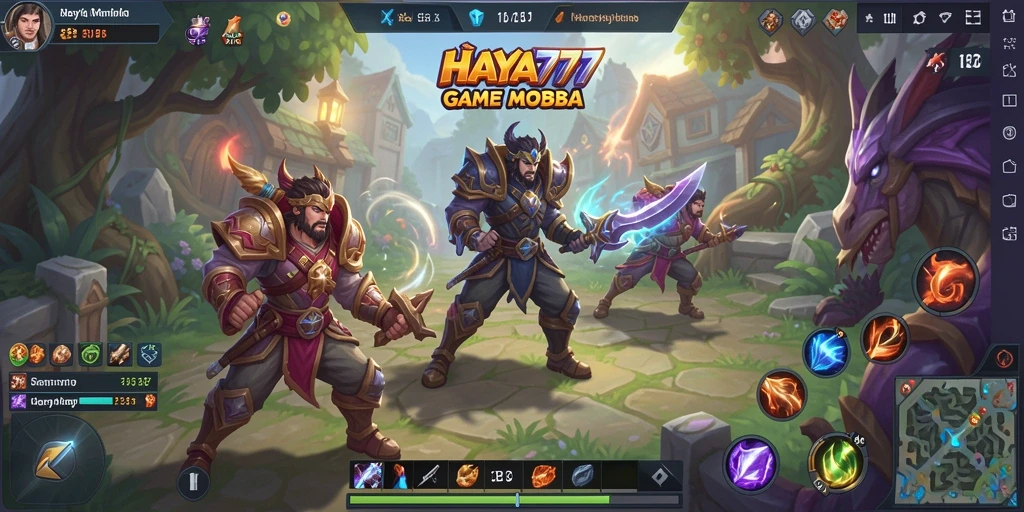 Gameplay seru di HAYA777 dengan pertarungan karakter menarik.