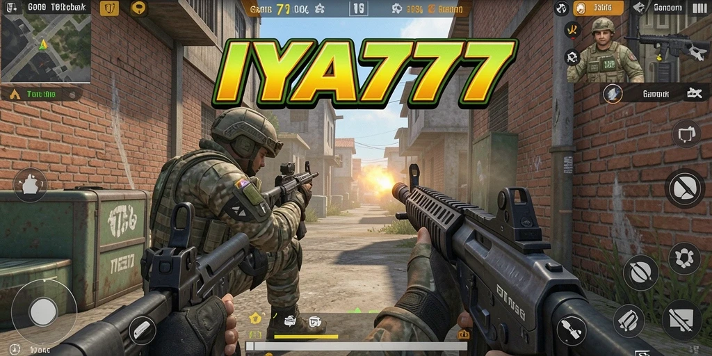 Tampilan gameplay IYA777 yang seru dan menegangkan dalam pertempuran TPS.