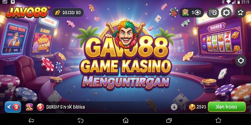Tampilan gameplay seru dari JAVO88 yang menarik dan menghibur.