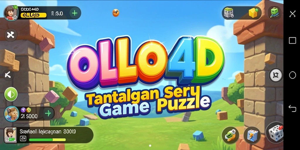 Screenshot utama OLLO4D menampilkan gameplay Puzzle yang menarik.