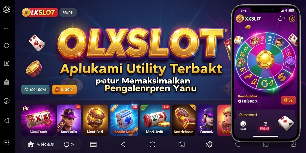 Tampilan aplikasi OLXSLOT dengan berbagai fitur Utility yang menarik.
