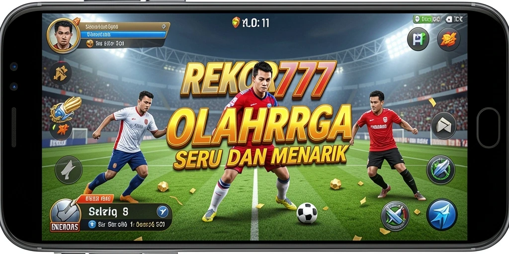 Tangkapan layar utama REKOR777 menampilkan aksi permainan olahraga yang mengasyikkan.