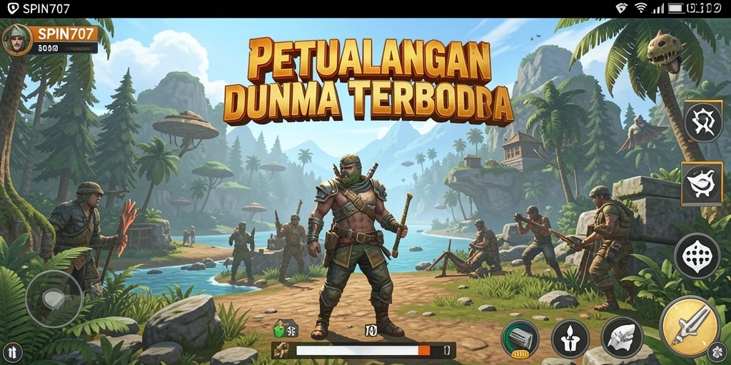 Screenshot gameplay SPIN707 yang menunjukkan petualangan dunia terbuka yang menakjubkan.