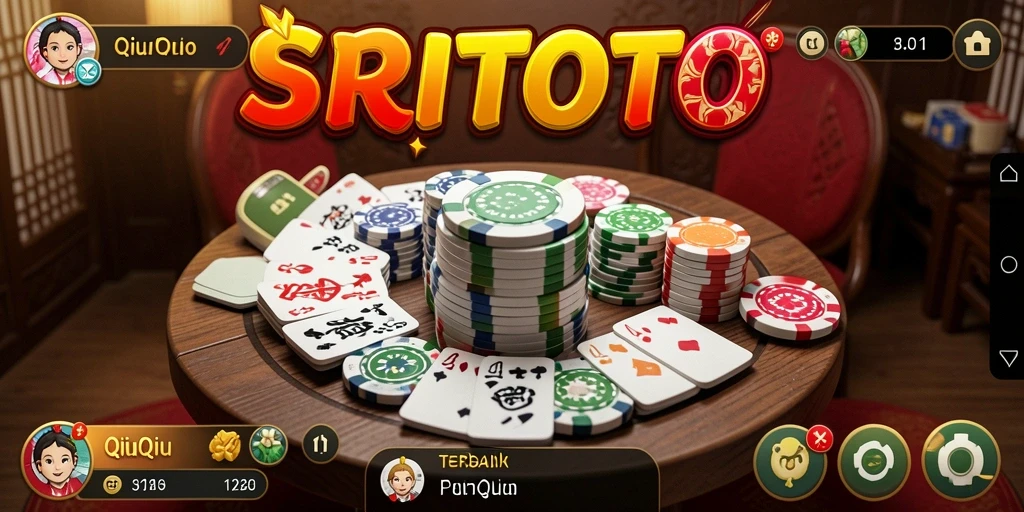 Screenshot gameplay QiuQiu yang menarik dan interaktif.