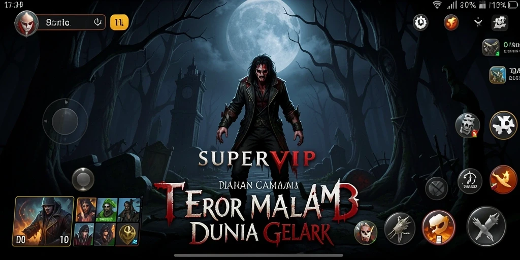 Screenshot utama SUPERVIP yang menunjukkan momen mencekam dalam gameplay.
